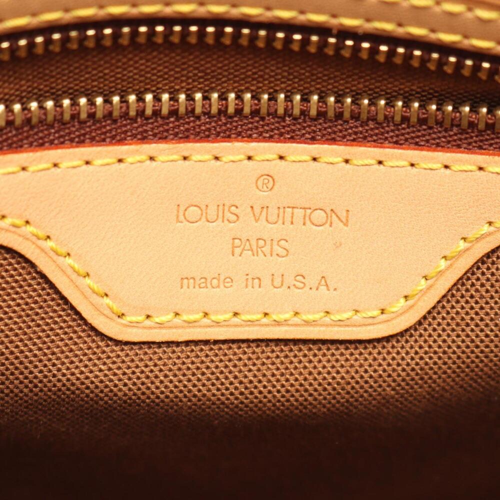 LOUIS VUITTON Brown Monogram Leather Tote Bag - Picture 4 of 9